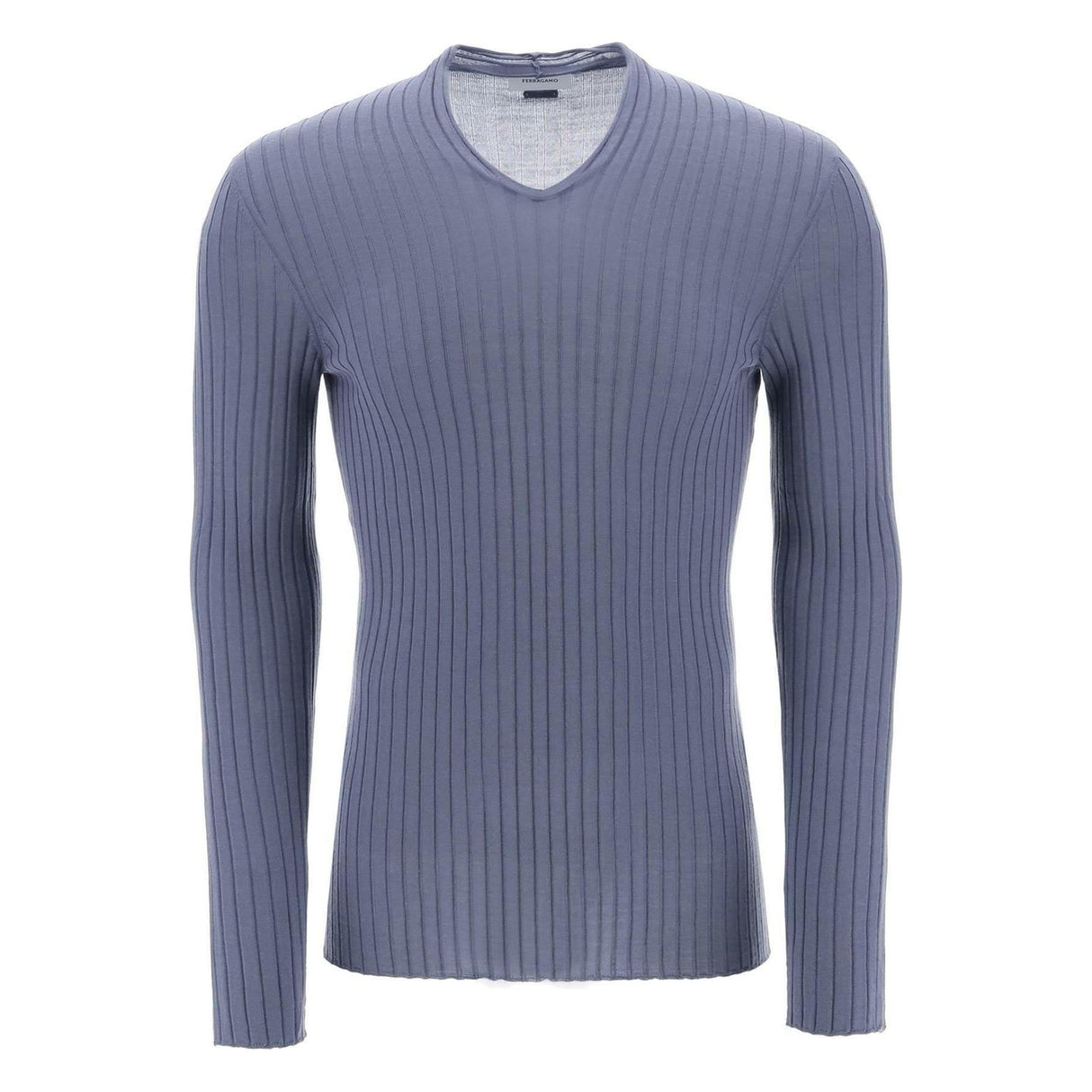 Ribbed Knit Sweater FERRAGAMO JOHN JULIA.