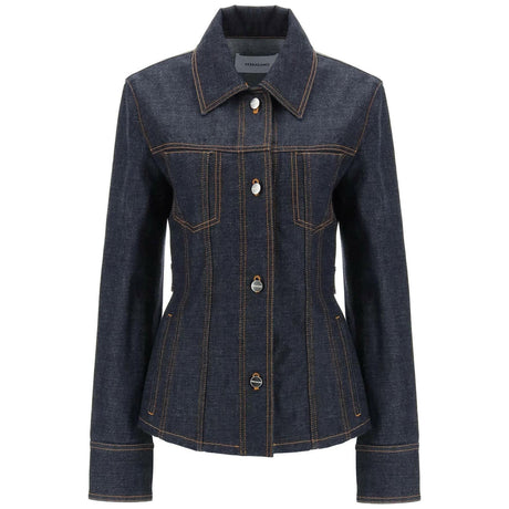 Shaped Denim Jacket FERRAGAMO JOHN JULIA.