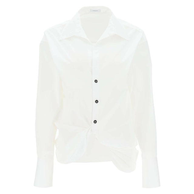 Shirt With Draped Hem FERRAGAMO JOHN JULIA.