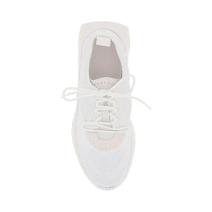 White Nima Technical Knit Sneakers FERRAGAMO JOHN JULIA.