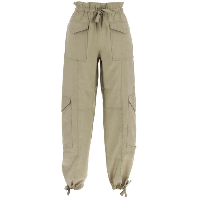 Light Slub Cargot Pants in LENZING™ ECOVERO™ viscose GANNI JOHN JULIA.