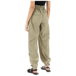 Light Slub Cargot Pants in LENZING™ ECOVERO™ viscose GANNI JOHN JULIA.