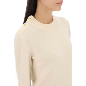 Sweater With Butterfly Buttons GANNI JOHN JULIA.