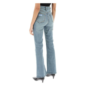 Vintage-Washed Bootcut Jeans GANNI JOHN JULIA.