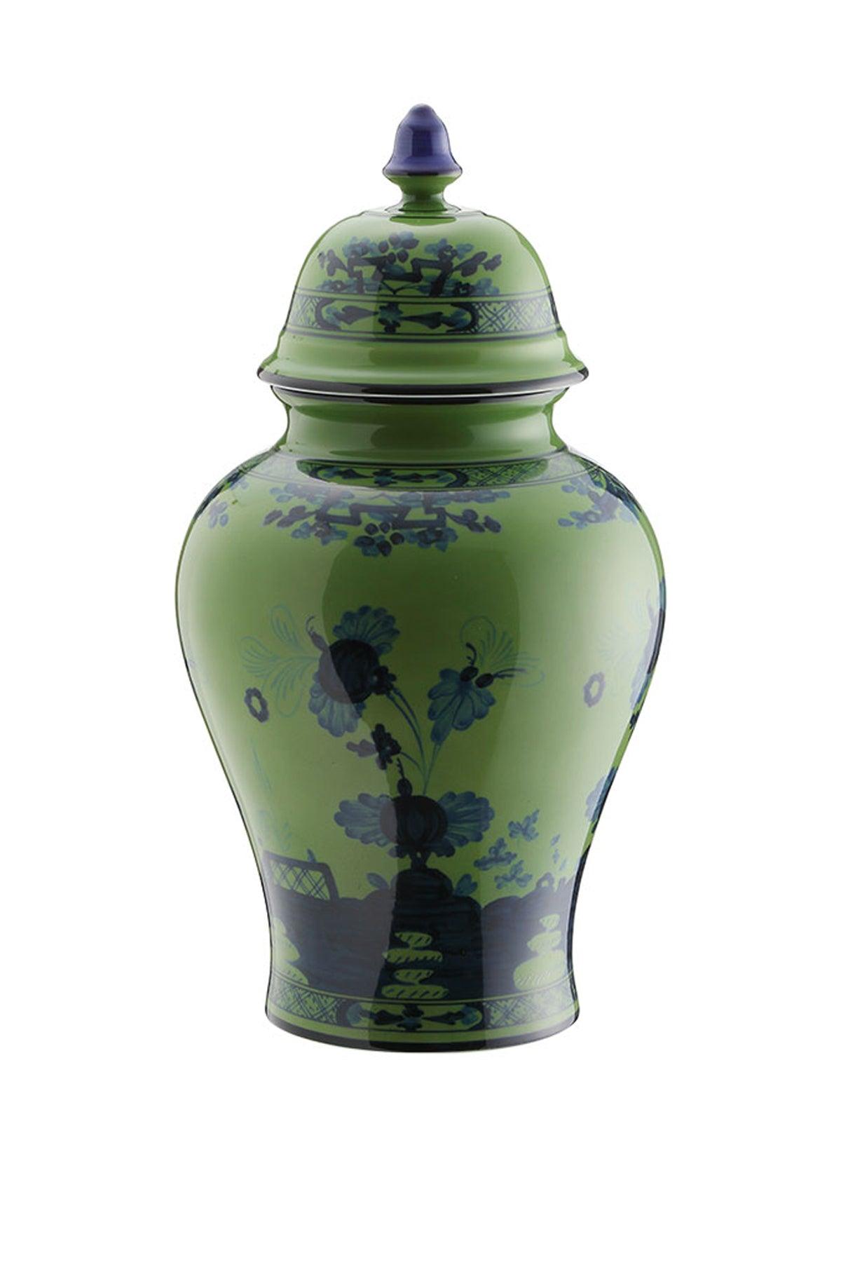 Ginori 1735 Potiche Vase With Cover Oriente Italiano H 31 Cm - JOHN JULIA