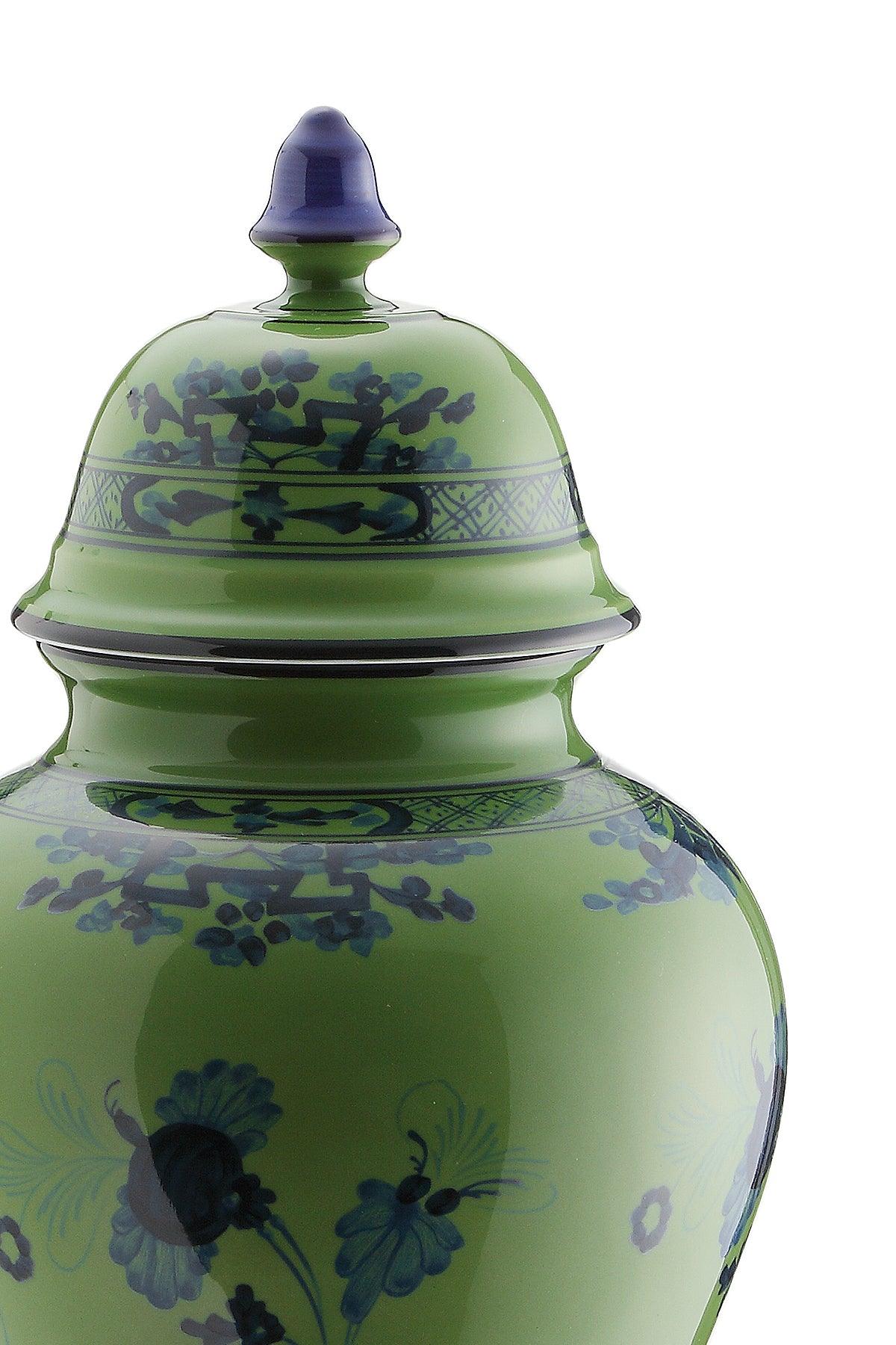 Ginori 1735 Potiche Vase With Cover Oriente Italiano H 31 Cm - JOHN JULIA