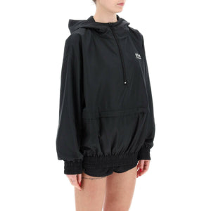 Black Anorak Windbreaker GOLDEN GOOSE JOHN JULIA.