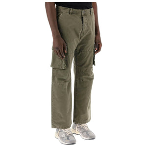 Olive Cotton Canvas Cargo Pants GOLDEN GOOSE JOHN JULIA.