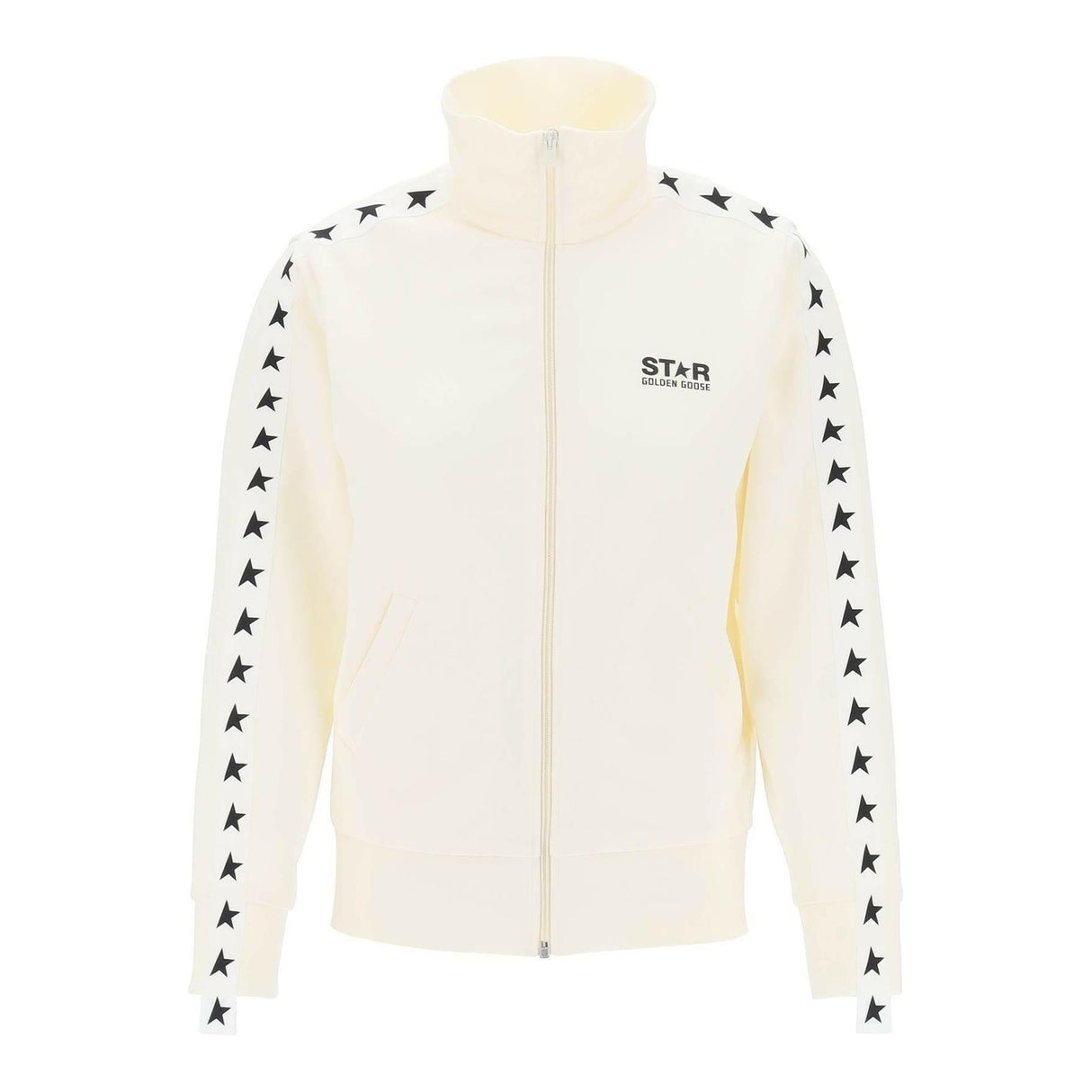 White Denise Athletic Track Jacket GOLDEN GOOSE JOHN JULIA.