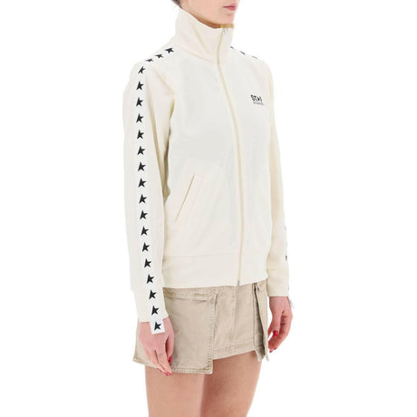 White Denise Athletic Track Jacket GOLDEN GOOSE JOHN JULIA.