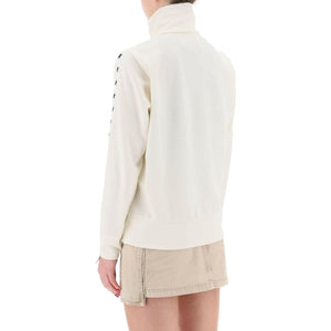 White Denise Athletic Track Jacket GOLDEN GOOSE JOHN JULIA.