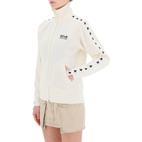 White Denise Athletic Track Jacket GOLDEN GOOSE JOHN JULIA.