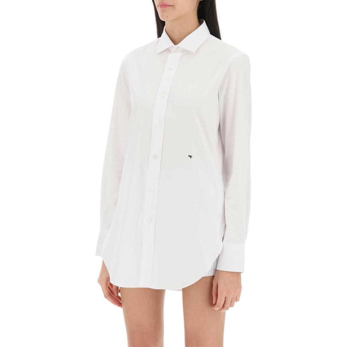 Cotton Twill Shirt HOMME GIRLS JOHN JULIA.