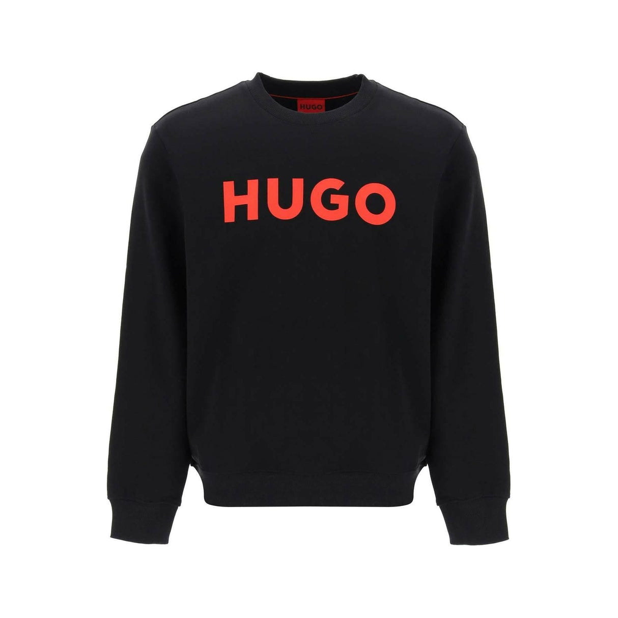 Black French Terry Dem Logo Sweatshirt HUGO JOHN JULIA.