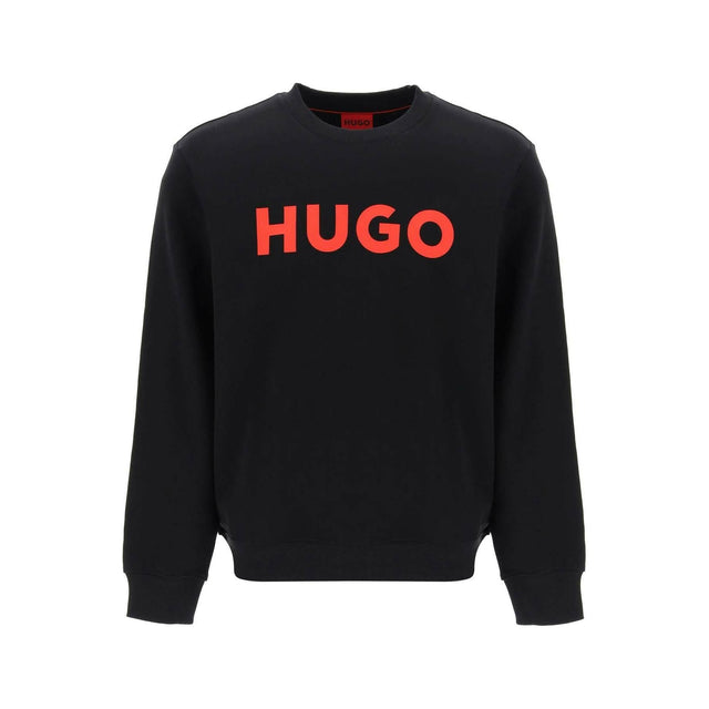 Black French Terry Dem Logo Sweatshirt HUGO JOHN JULIA.