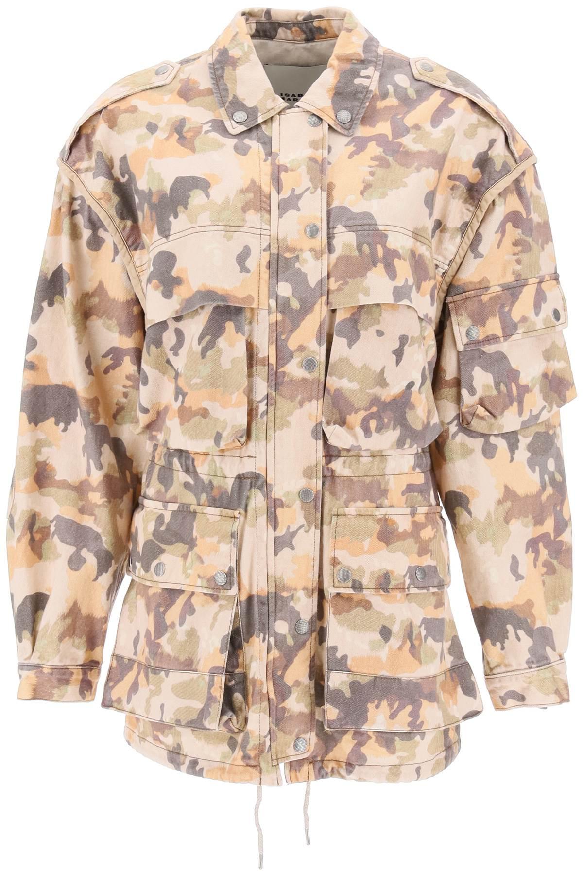 Isabel Marant 'Elize' Jacket In Cotton With Camouflage Pattern - JOHN JULIA