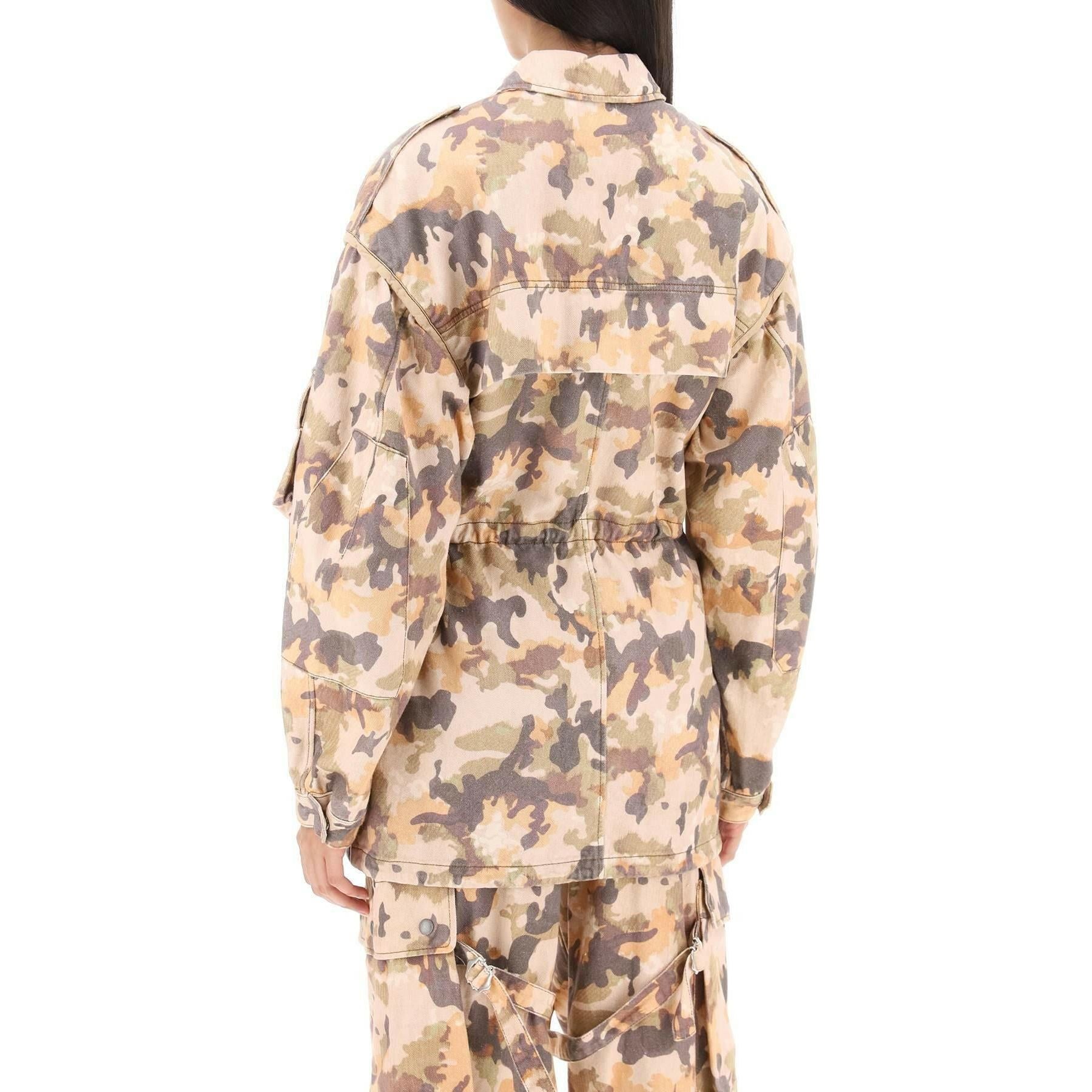 Elize' Jacket In Cotton With Camouflage Pattern ISABEL MARANT JOHN JULIA.