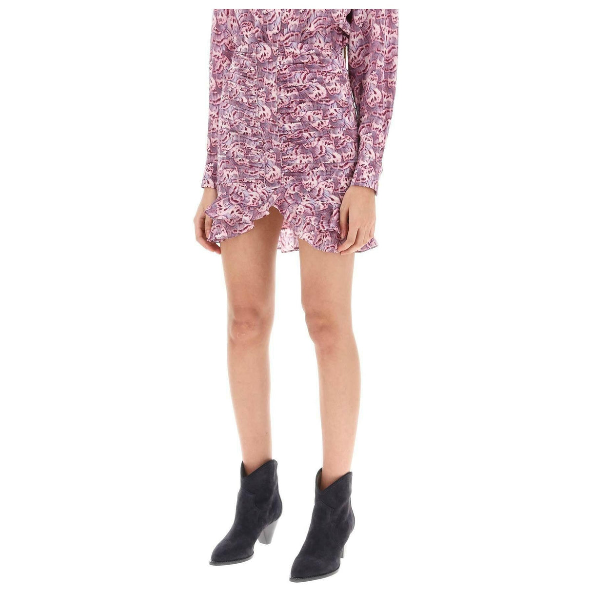 Milendi Gathered Mini Skirt With Ruuffles ISABEL MARANT JOHN JULIA.