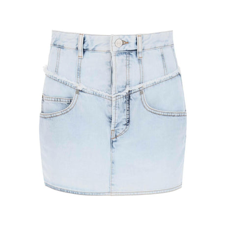 Narjis Denim Mini Skirt ISABEL MARANT JOHN JULIA.