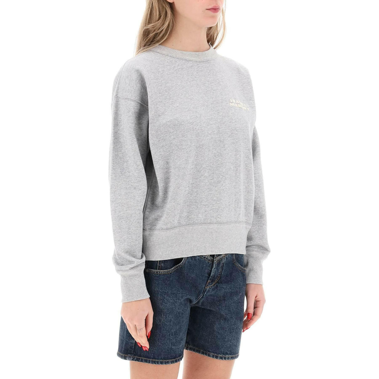 Shad Sweatshirt With Logo Embroidery ISABEL MARANT JOHN JULIA.