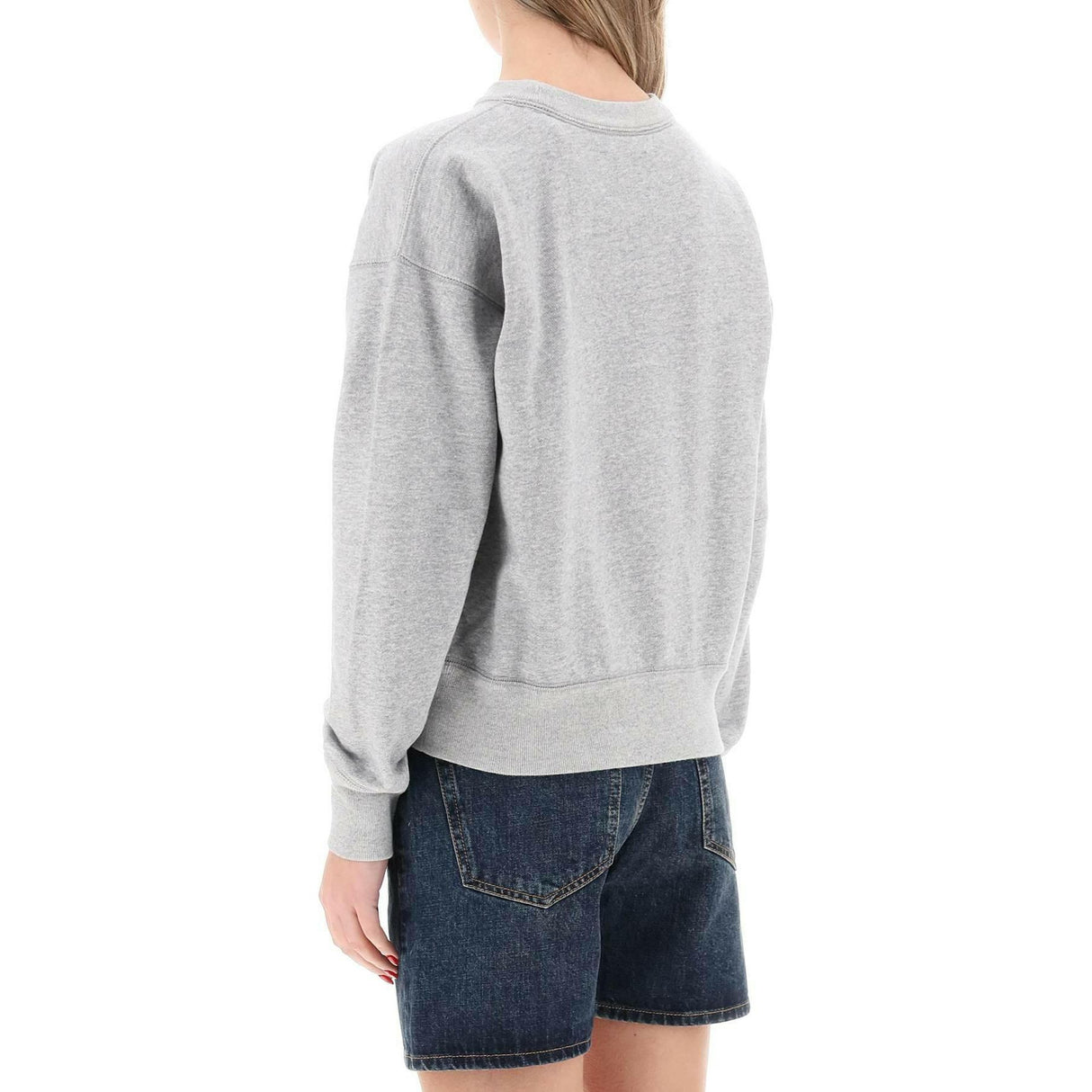 Shad Sweatshirt With Logo Embroidery ISABEL MARANT JOHN JULIA.