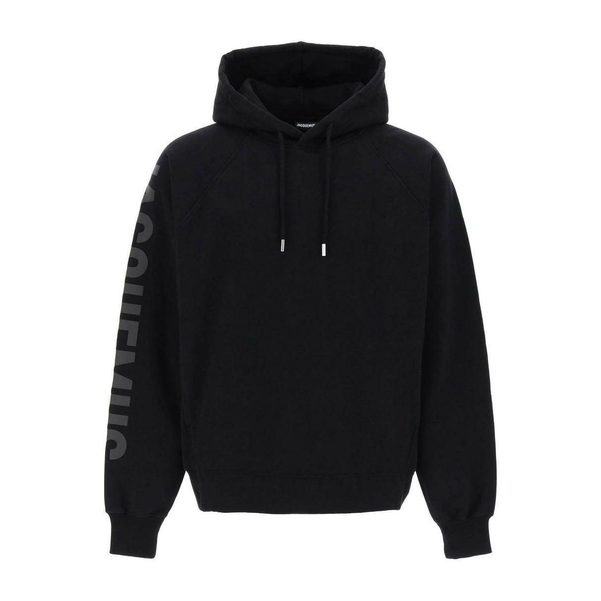 Black 'Le Hoodie Typo' Cotton Hoodie JACQUEMUS JOHN JULIA.