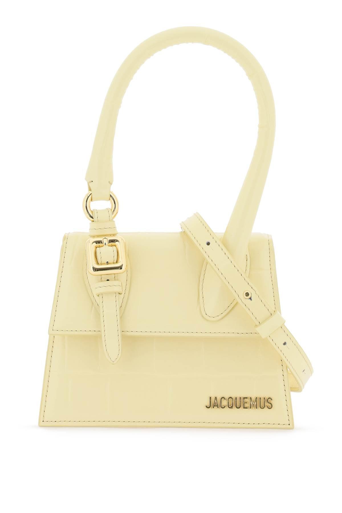 Jacquemus Le Chiquito Moyen Boucle Bag in Pale Yellow - JOHN JULIA