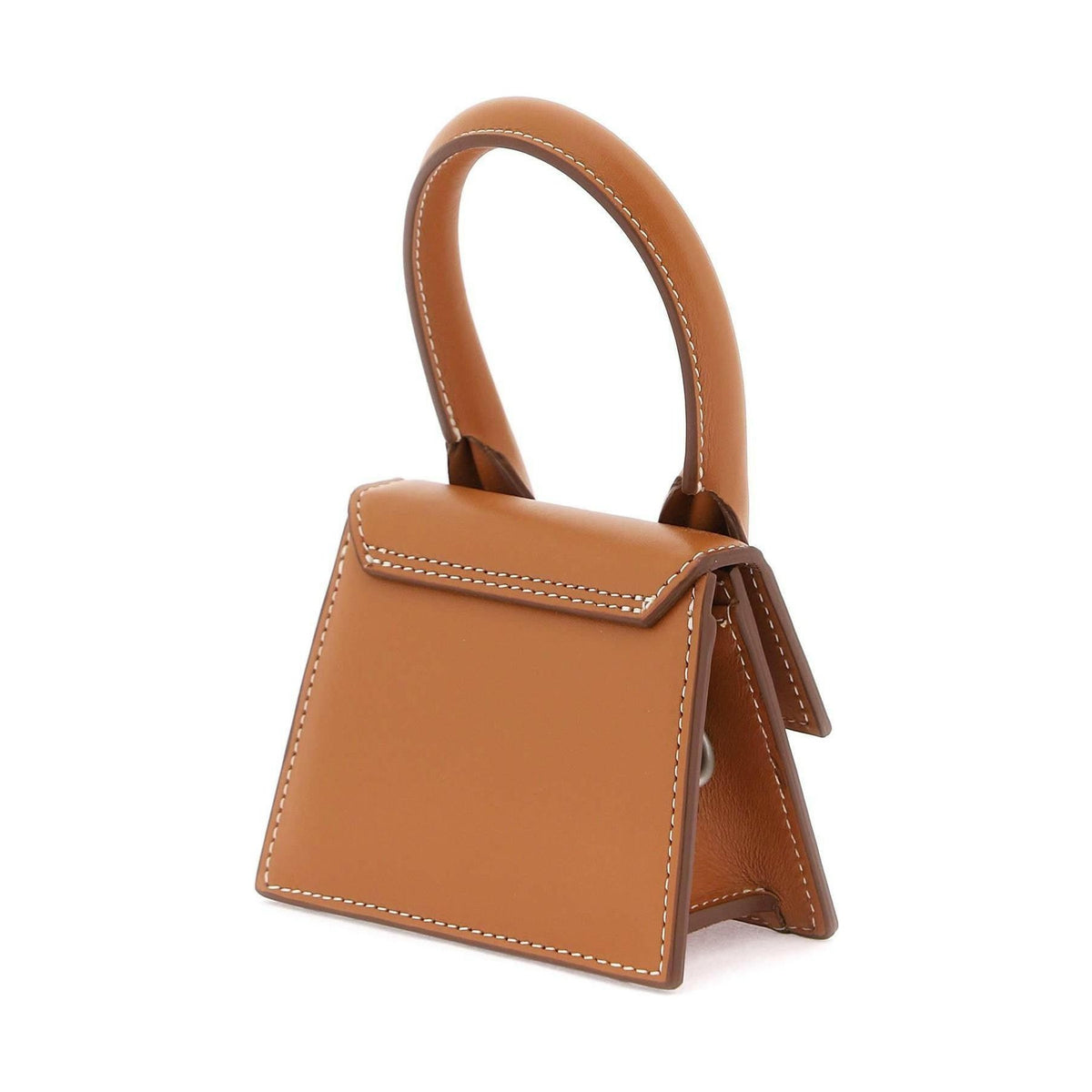 Light Brown 'Le Chiquito' Genuine Leather Mini Bag JACQUEMUS JOHN JULIA.