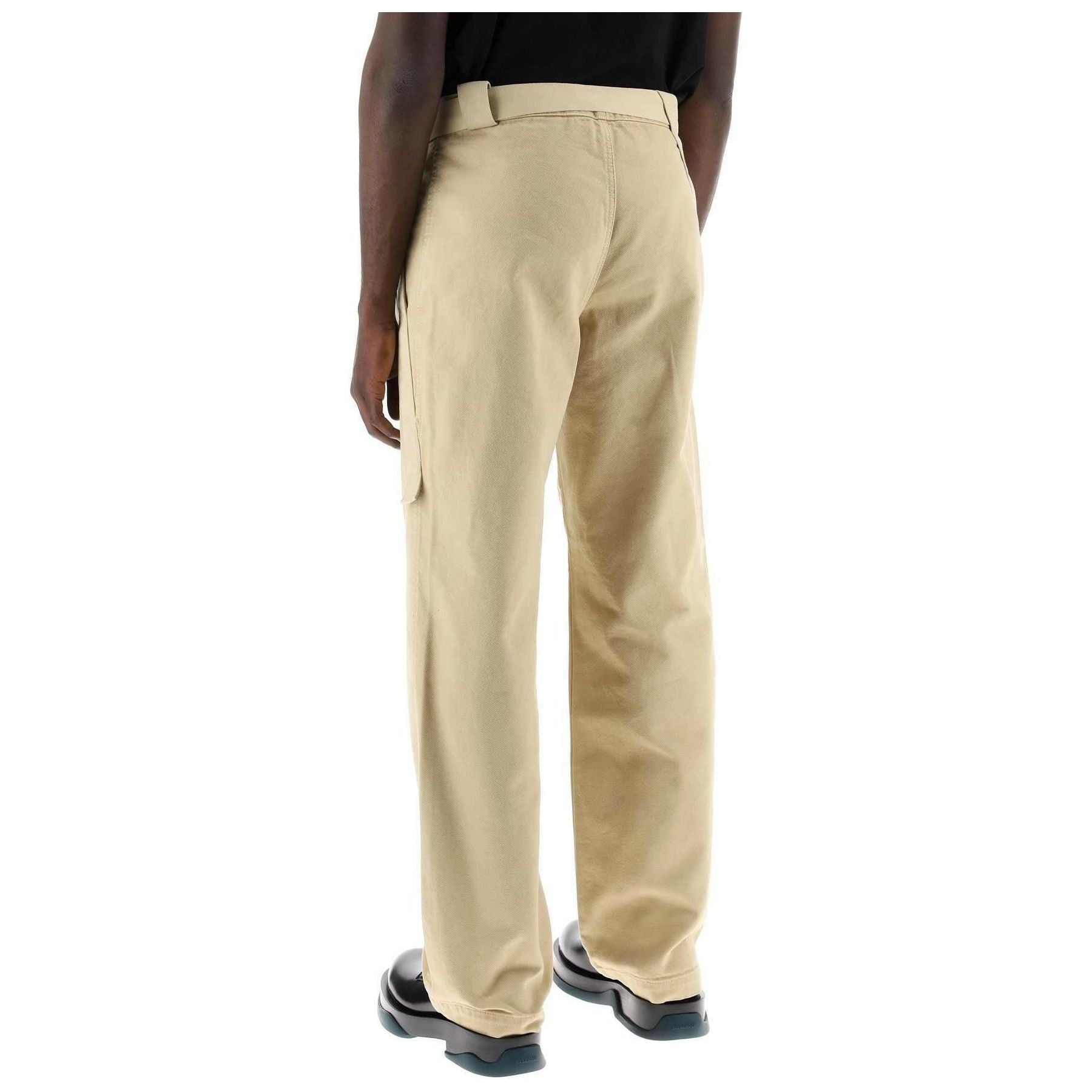 The Brown' Cotton Pants with removable belt JACQUEMUS JOHN JULIA.