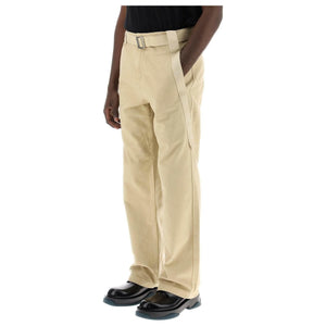 The Brown' Cotton Pants with removable belt JACQUEMUS JOHN JULIA.