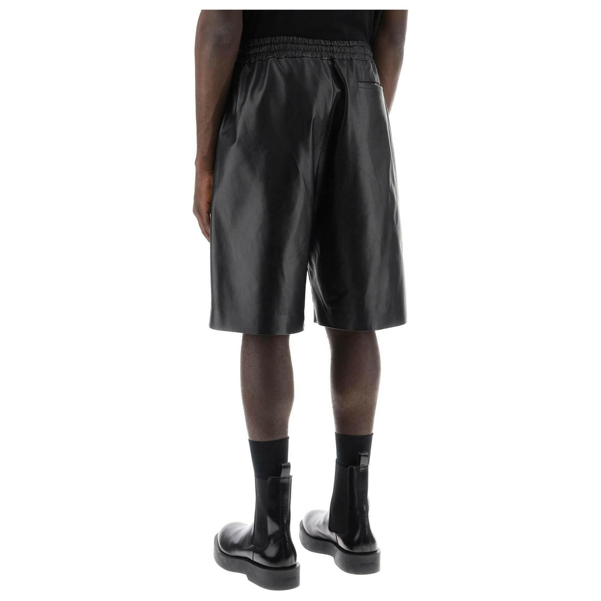 Leather Bermuda Shorts JIL SANDER JOHN JULIA.