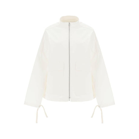 Oversized Blouson Jacket In Canvas JIL SANDER JOHN JULIA.