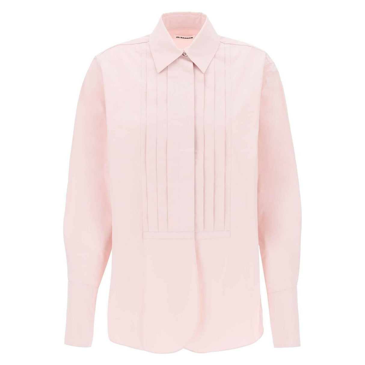 Pink Organic Cotton Tuxedo Shirt JIL SANDER JOHN JULIA.