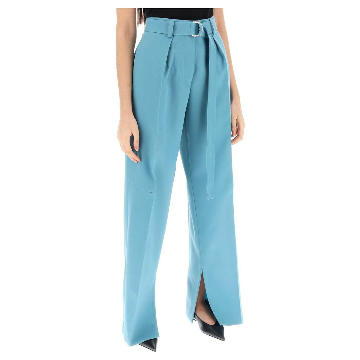 Wide-Leg Pants In Light Wool JIL SANDER JOHN JULIA.