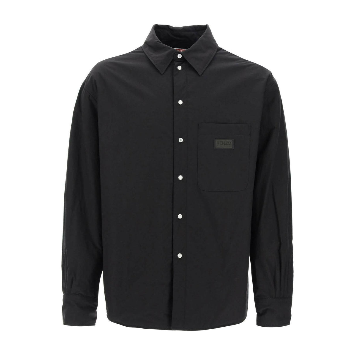 Cotton Canvas Overshirt KENZO JOHN JULIA.