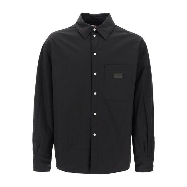 Cotton Canvas Overshirt KENZO JOHN JULIA.