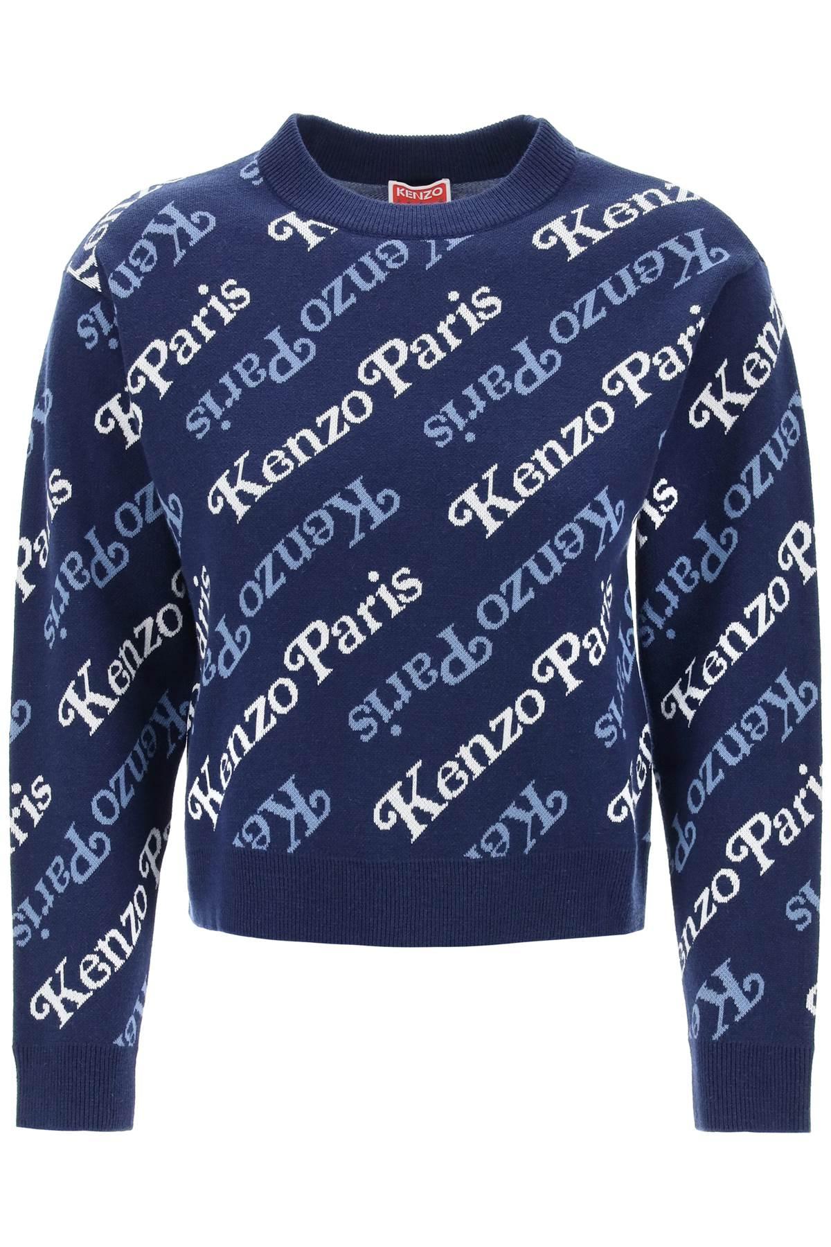 Kenzo Sweater With Logo Pattern - JOHN JULIA