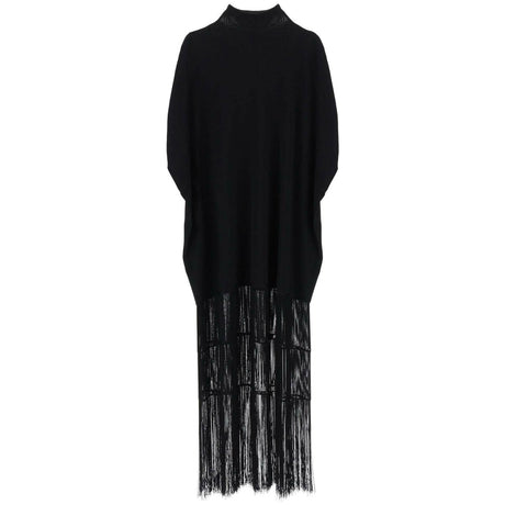 Black Stretch Viscose Knit Olsen Dress KHAITE JOHN JULIA.