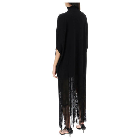 Black Stretch Viscose Knit Olsen Dress KHAITE JOHN JULIA.