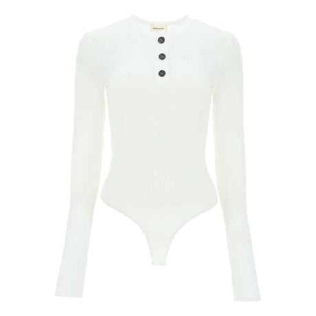 Janelle Ribbed Bodysuit KHAITE JOHN JULIA.