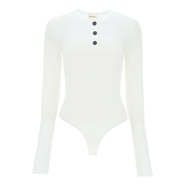 Janelle Ribbed Bodysuit KHAITE JOHN JULIA.