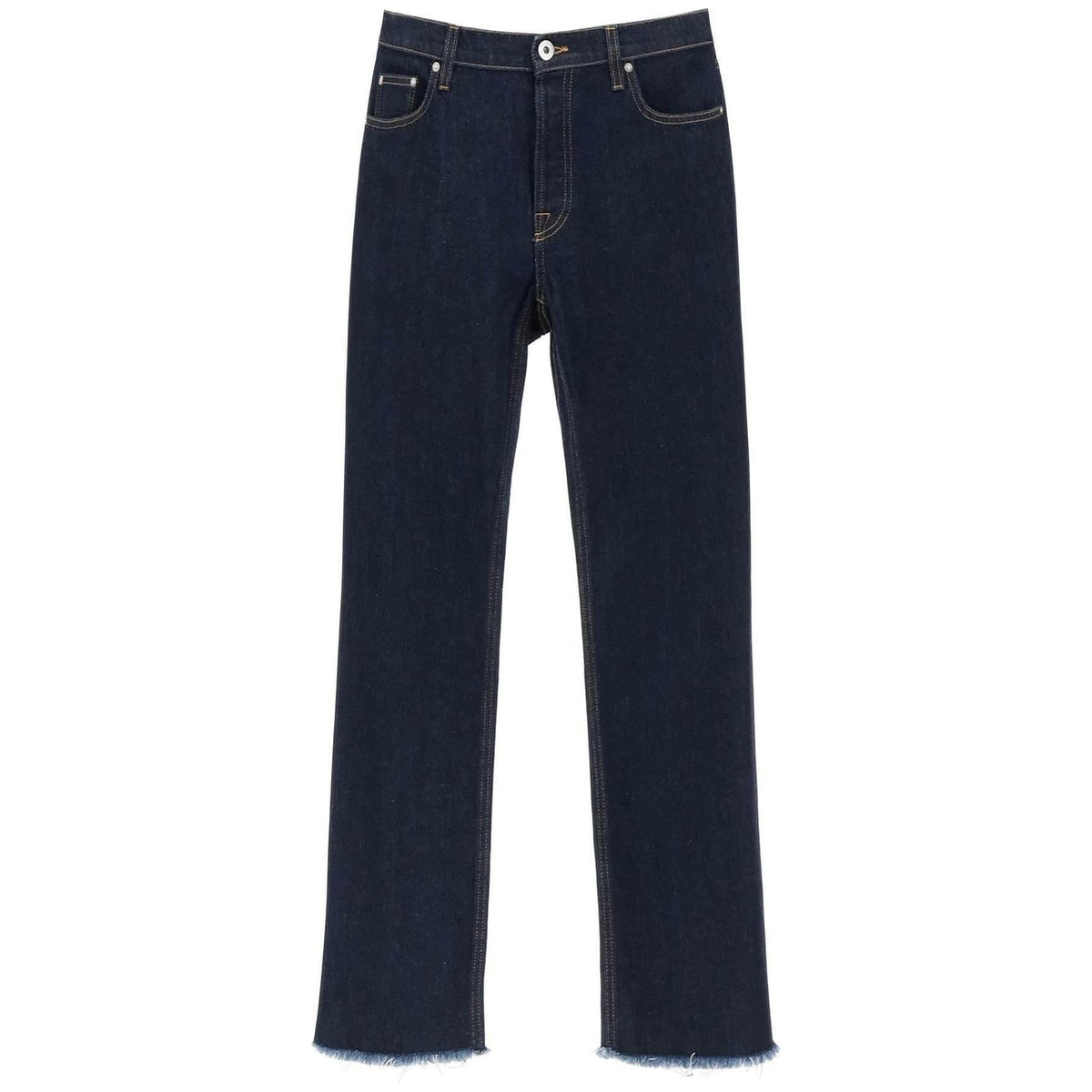 Lanvin Jeans With Frayed Hem - JOHN JULIA