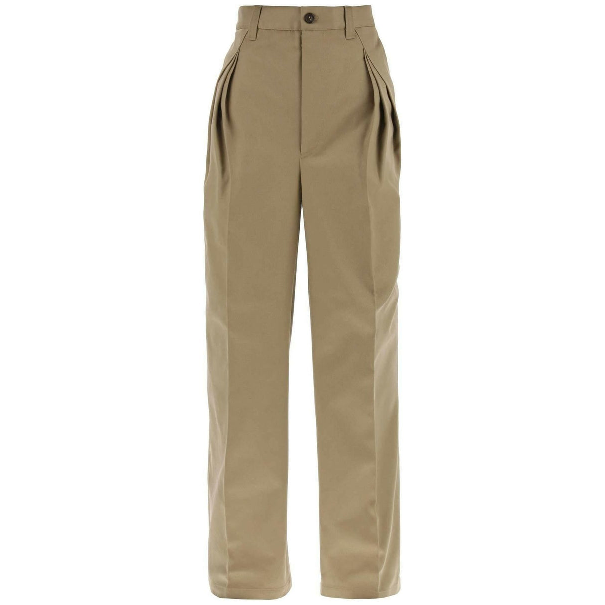 Beige Pendleton Yoke Trousers MAISON MARGIELA JOHN JULIA.