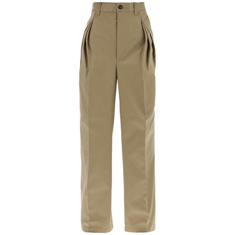 Beige Pendleton Yoke Trousers MAISON MARGIELA JOHN JULIA.