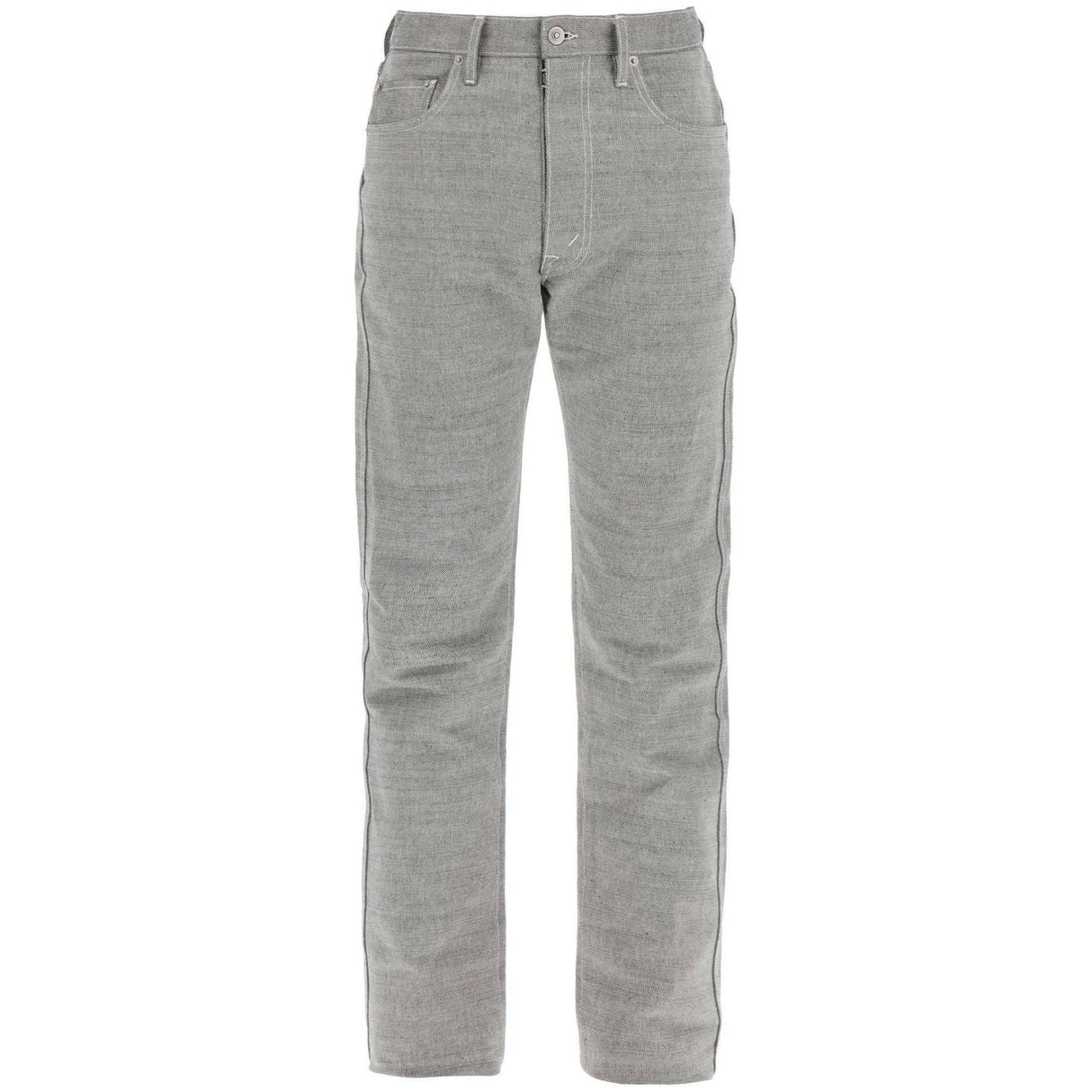 Cotton Melange Five Pocket Trousers MAISON MARGIELA JOHN JULIA.