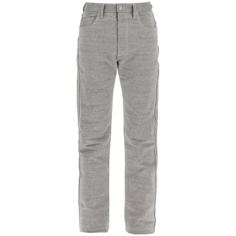 Cotton Melange Five Pocket Trousers MAISON MARGIELA JOHN JULIA.