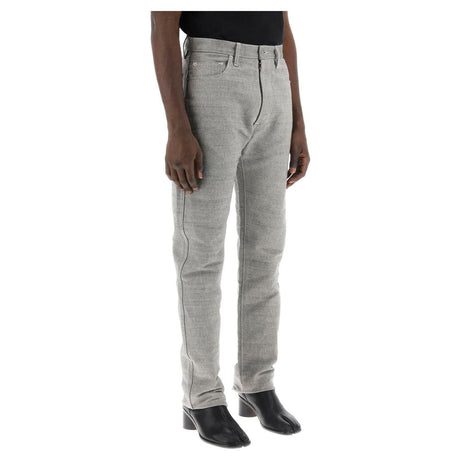 Cotton Melange Five Pocket Trousers MAISON MARGIELA JOHN JULIA.