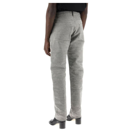 Cotton Melange Five Pocket Trousers MAISON MARGIELA JOHN JULIA.