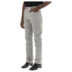 Cotton Melange Five Pocket Trousers MAISON MARGIELA JOHN JULIA.