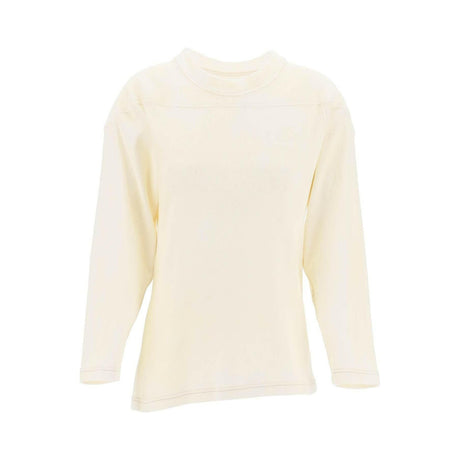 Off-White Numerical Cotton Crewneck Sweatshirt MAISON MARGIELA JOHN JULIA.